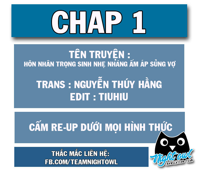 Hôn Nhân Trọng Sinh Nhẹ Nhàng Ấm Áp Sủng Vợ Chapter 1 - Trang 2