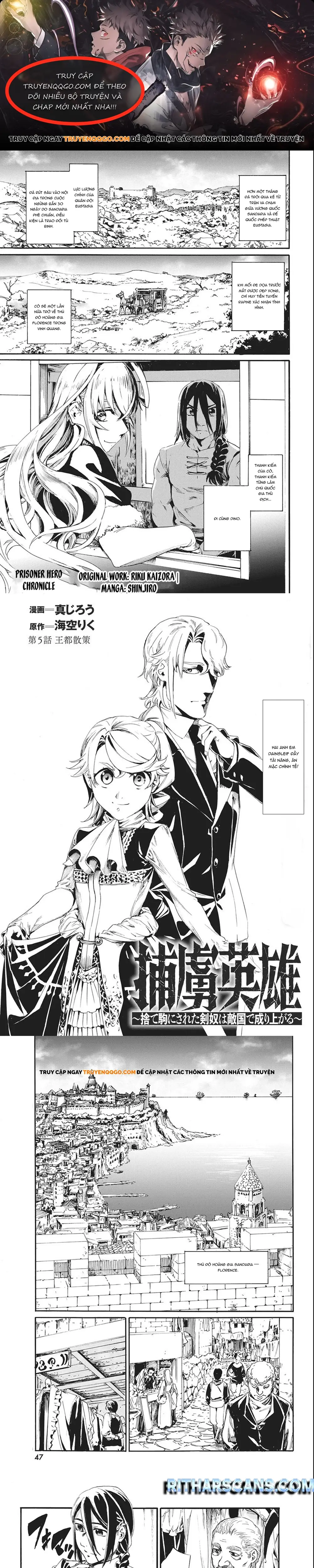 Horyo Eiyuu ~Sute Koma Ni Sareta Kendo Wa Tekikoku De Nariagaru~ Chapter 5 - Trang 2