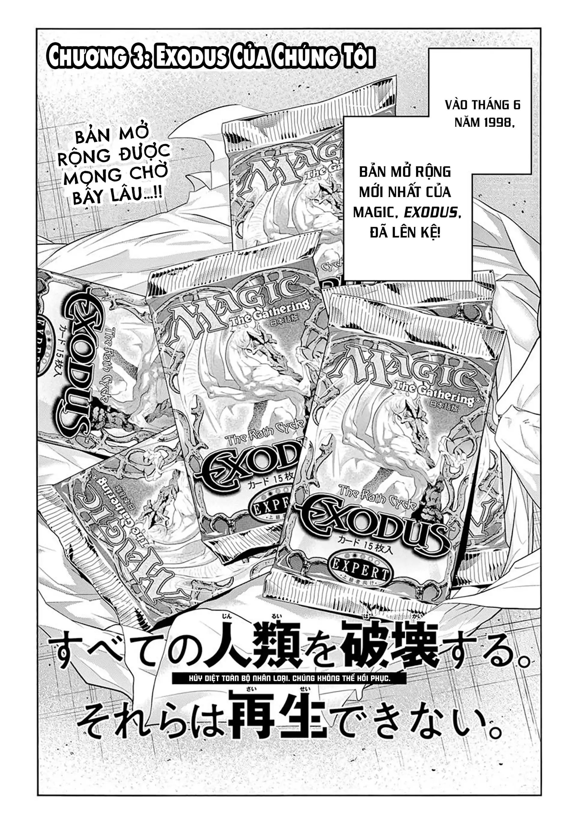 Hủy Diệt Toàn Bộ Nhân Loại. Chúng Không Thể Hồi Phục Chapter 3 - Trang 2