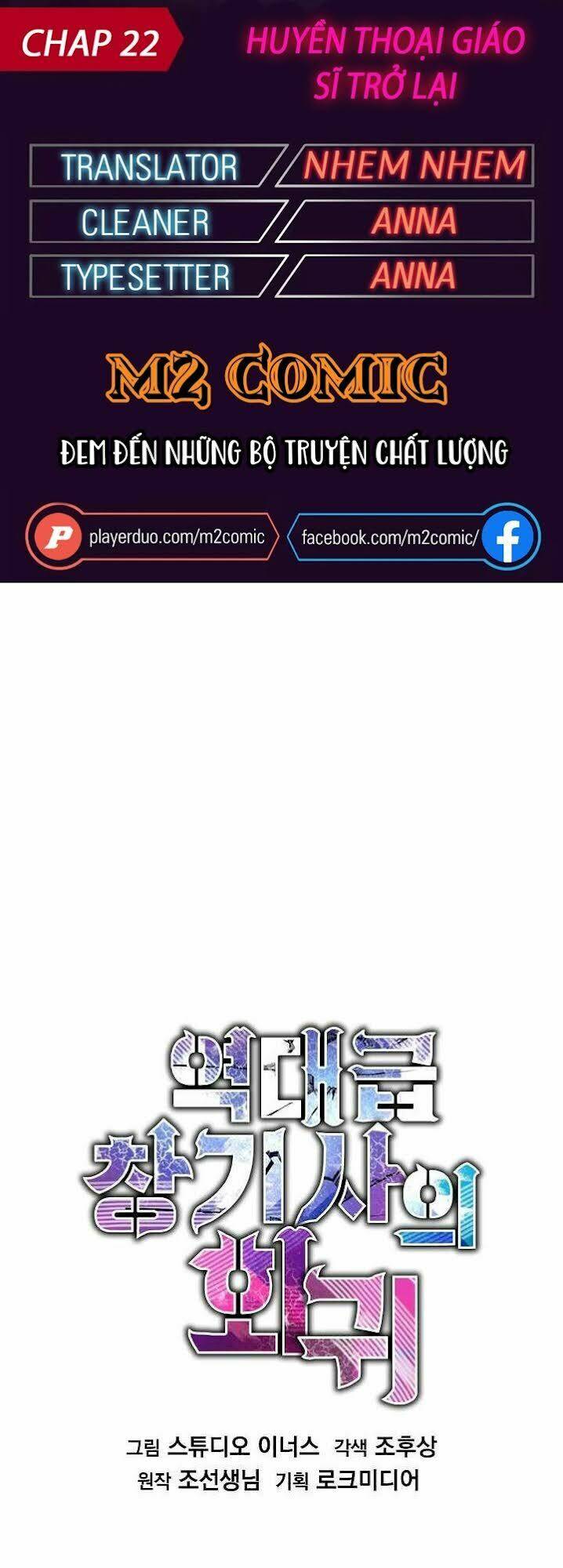 Huyền Thoại Giáo Sĩ Trở Lại Chapter 22 - Trang 2