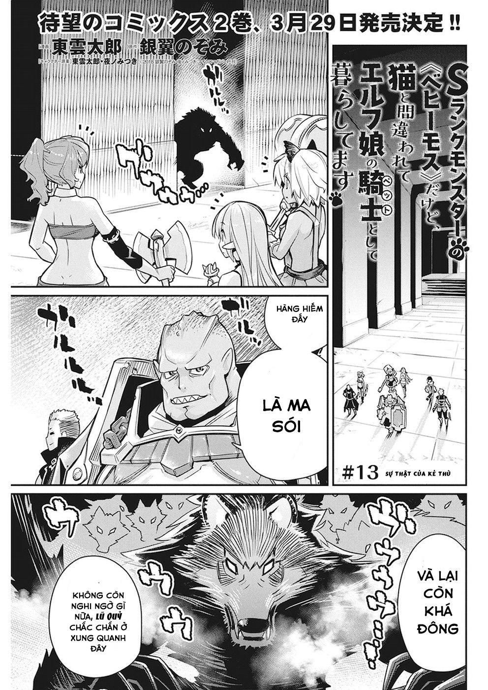 I Am Behemoth Of The S Rank Monster But I Am Mistaken As A Cat And I Live As A Pet Of Elf Girl Chapter 13 - Trang 2