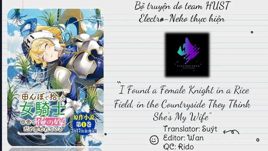 I Found A Female Knight In A Rice Field, In The Countryside They Think She’S My Wife Chapter 44 - Trang 2
