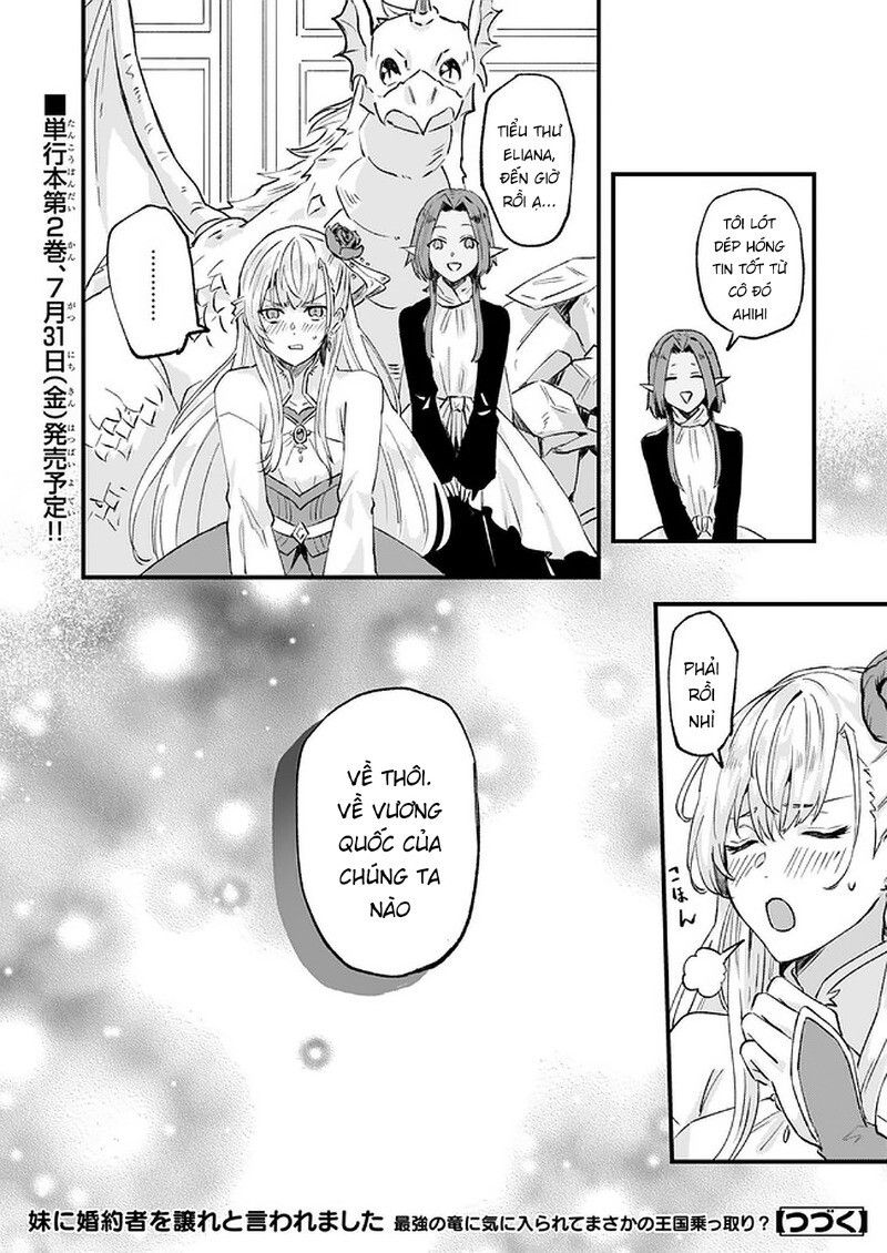 Imouto Ni Fiancee Wo Yuzure To Iwaremashita, Saikyou No Ryuu Ni Kiniirarete Masakano Okoku Nottori? Chapter 14.2 - Trang 2