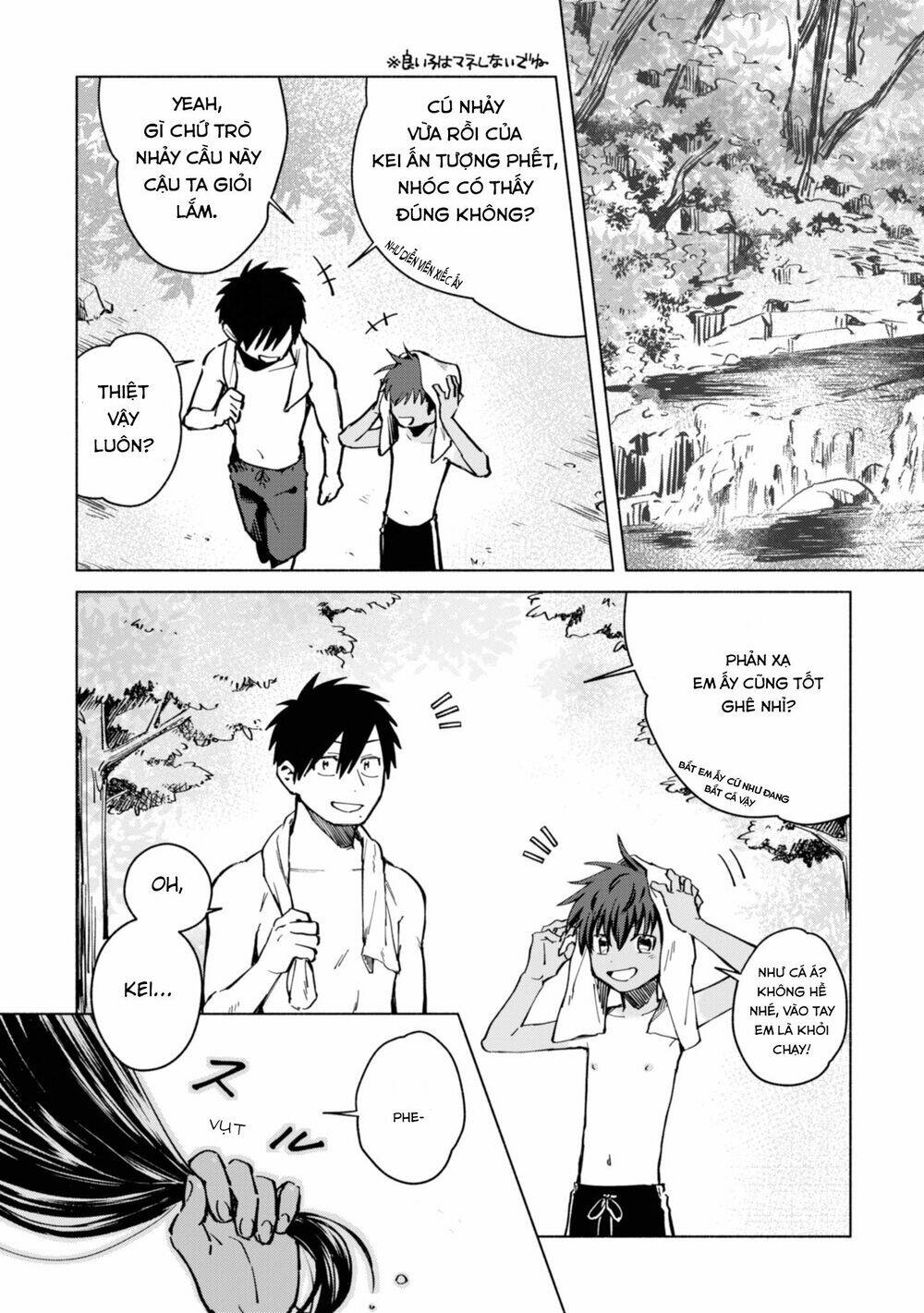 Inaka Ni Kaeru To Yakeni Jiben Ni Natsuita Kasshoku Ponytail Shota Ga Iru Chapter 6 - Trang 2