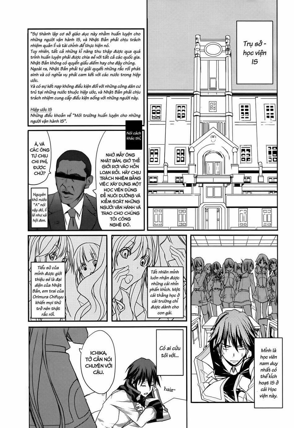 Infinite Stratos Chapter 1 - Trang 2