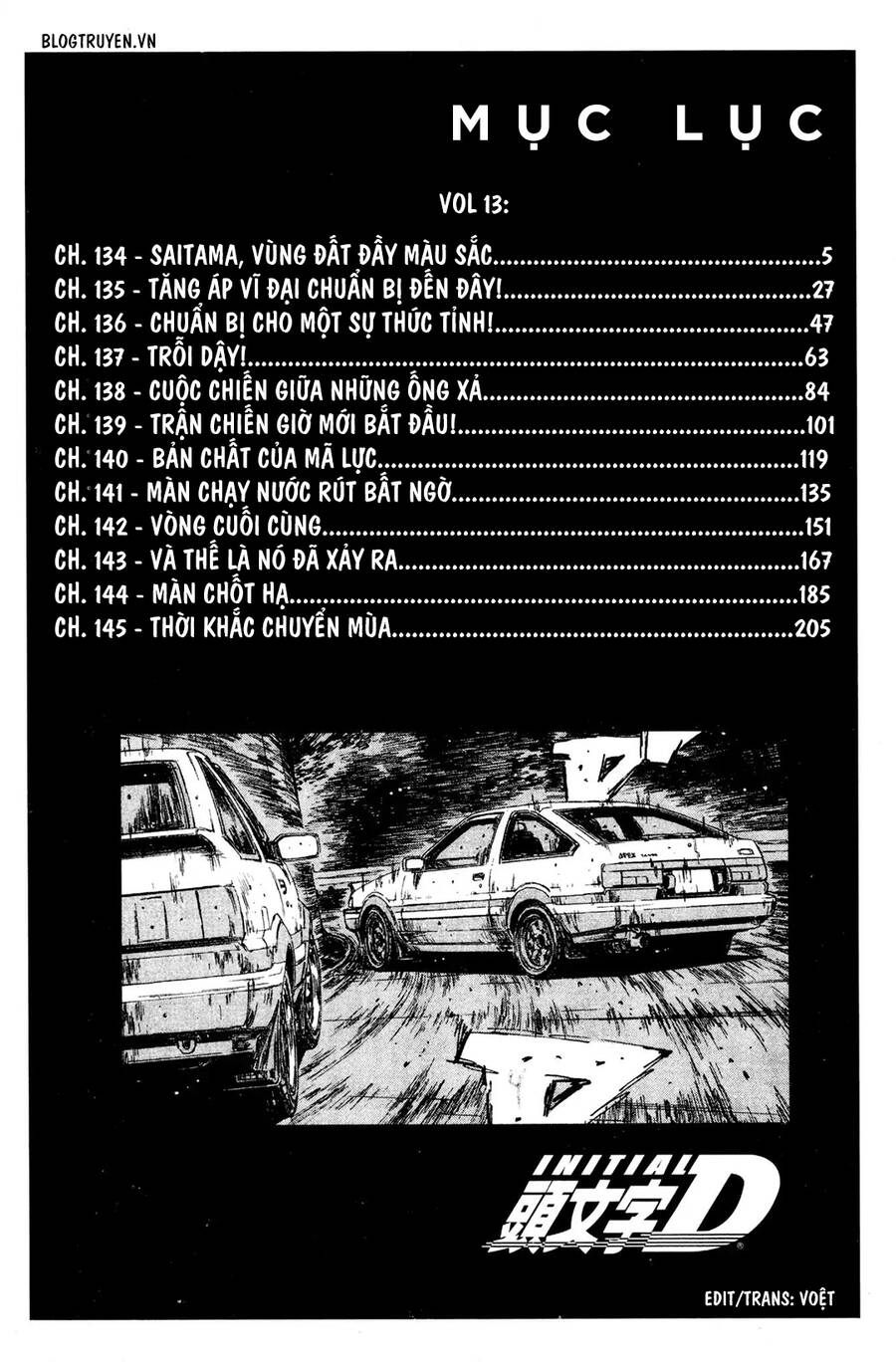 Initial D Chapter 134 - Trang 2