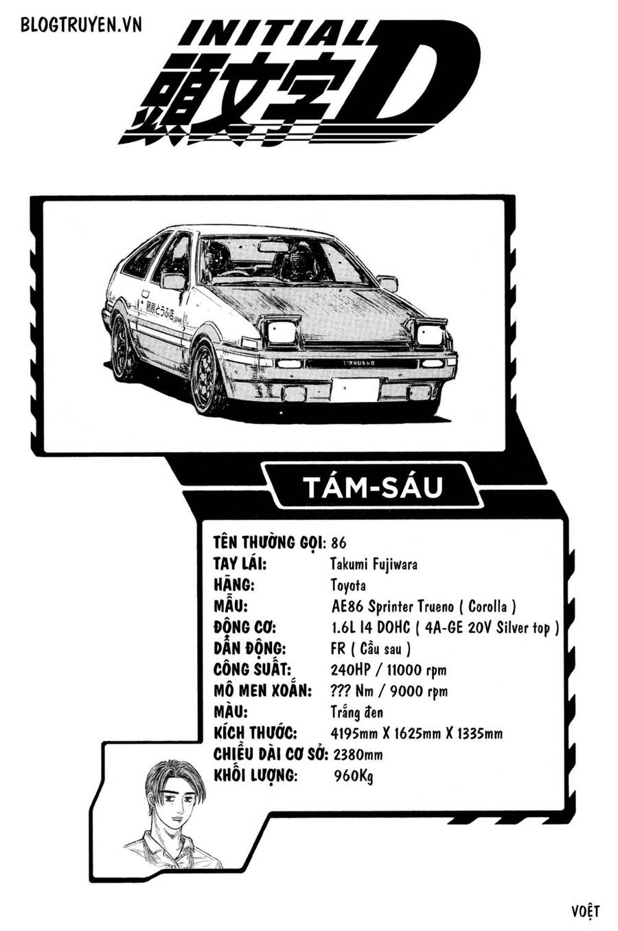 Initial D Chapter 455 - Trang 2