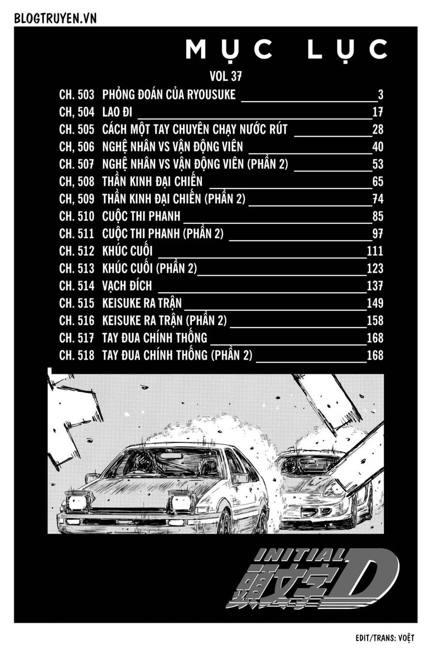 Initial D Chapter 503 - Trang 2