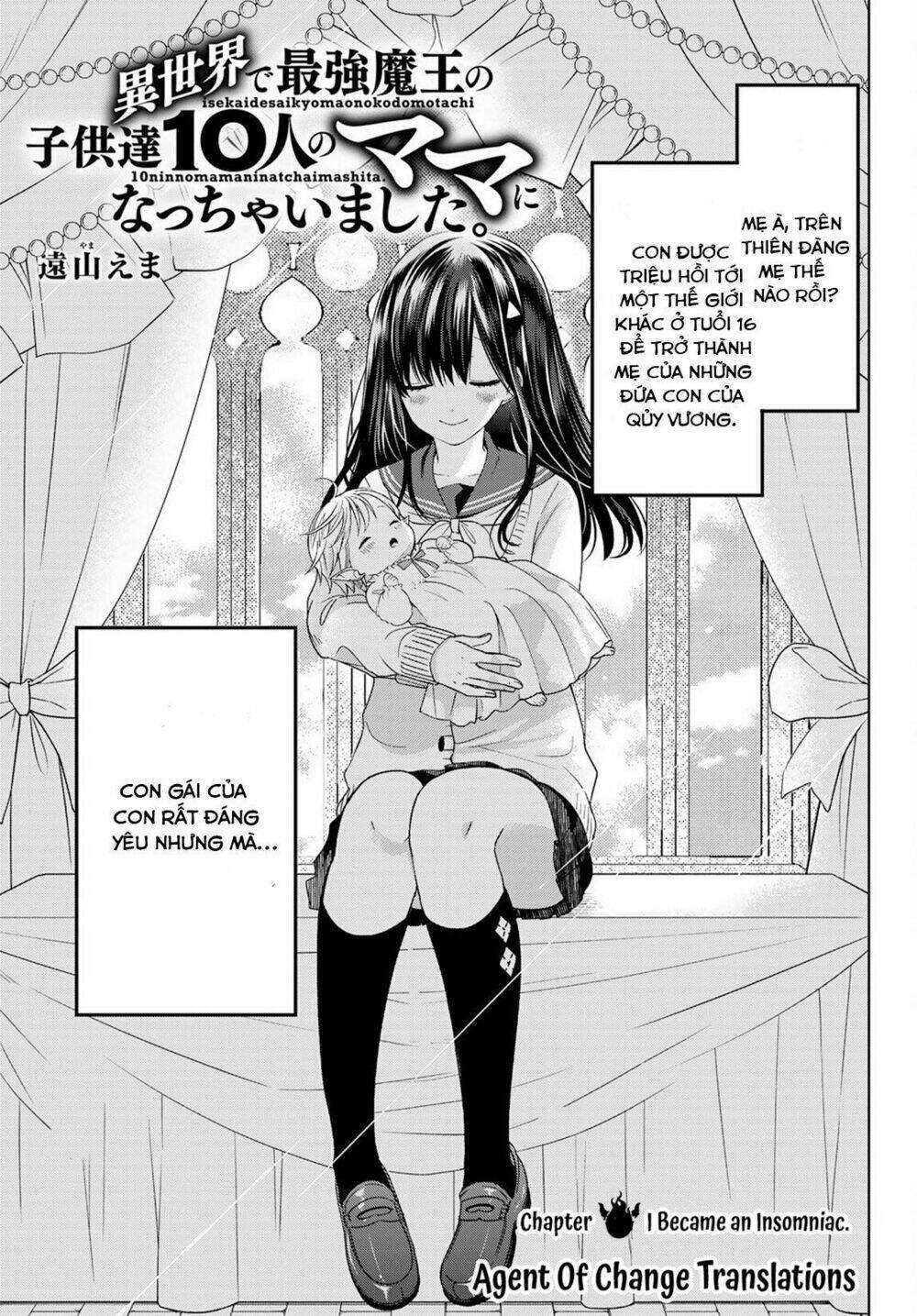 Isekai De Saikyo Mao No Kodomotachi No Mama Ni Natchaimashita Chapter 2 - Trang 2