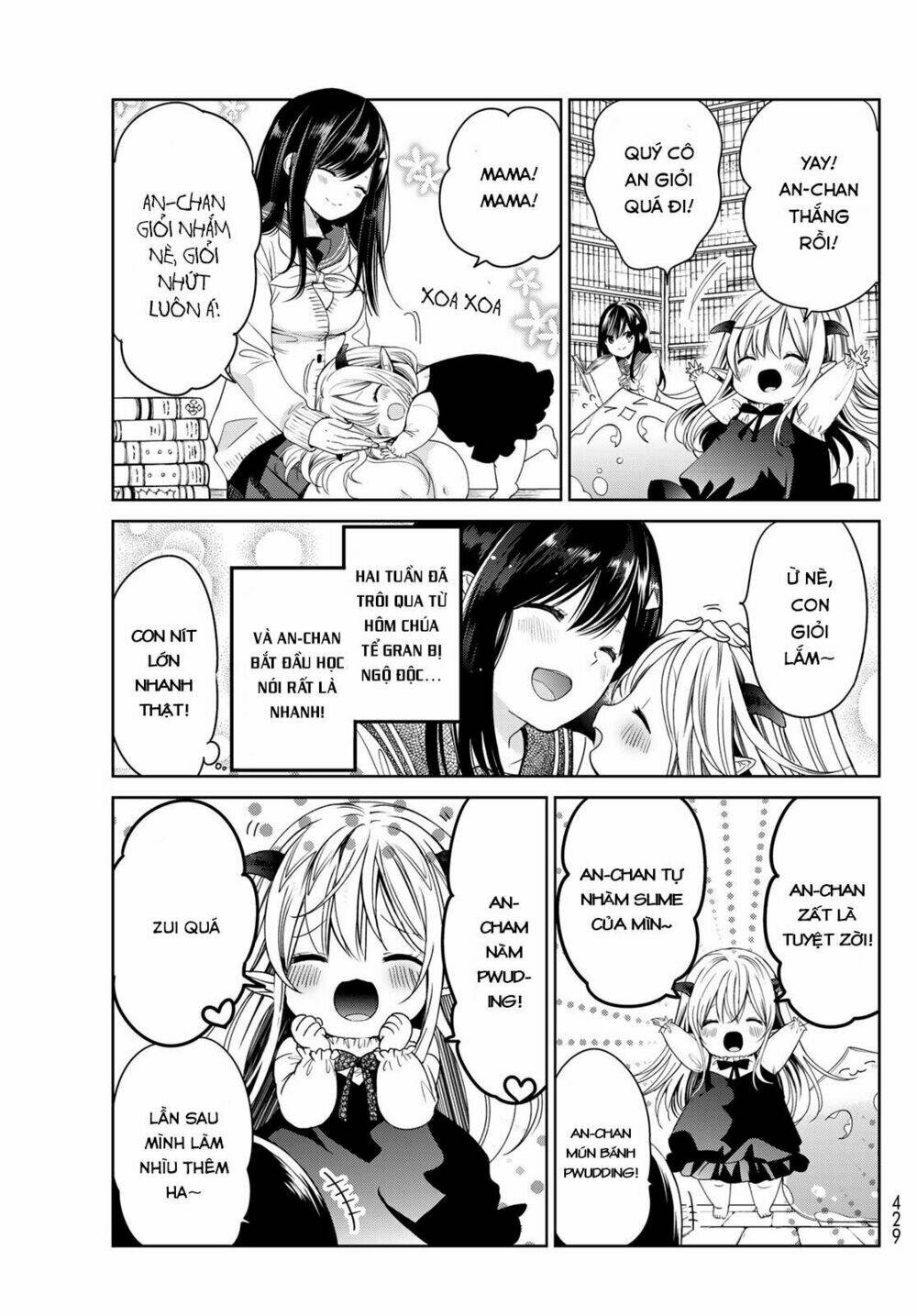 Isekai De Saikyo Mao No Kodomotachi No Mama Ni Natchaimashita Chapter 4.1 - Trang 2