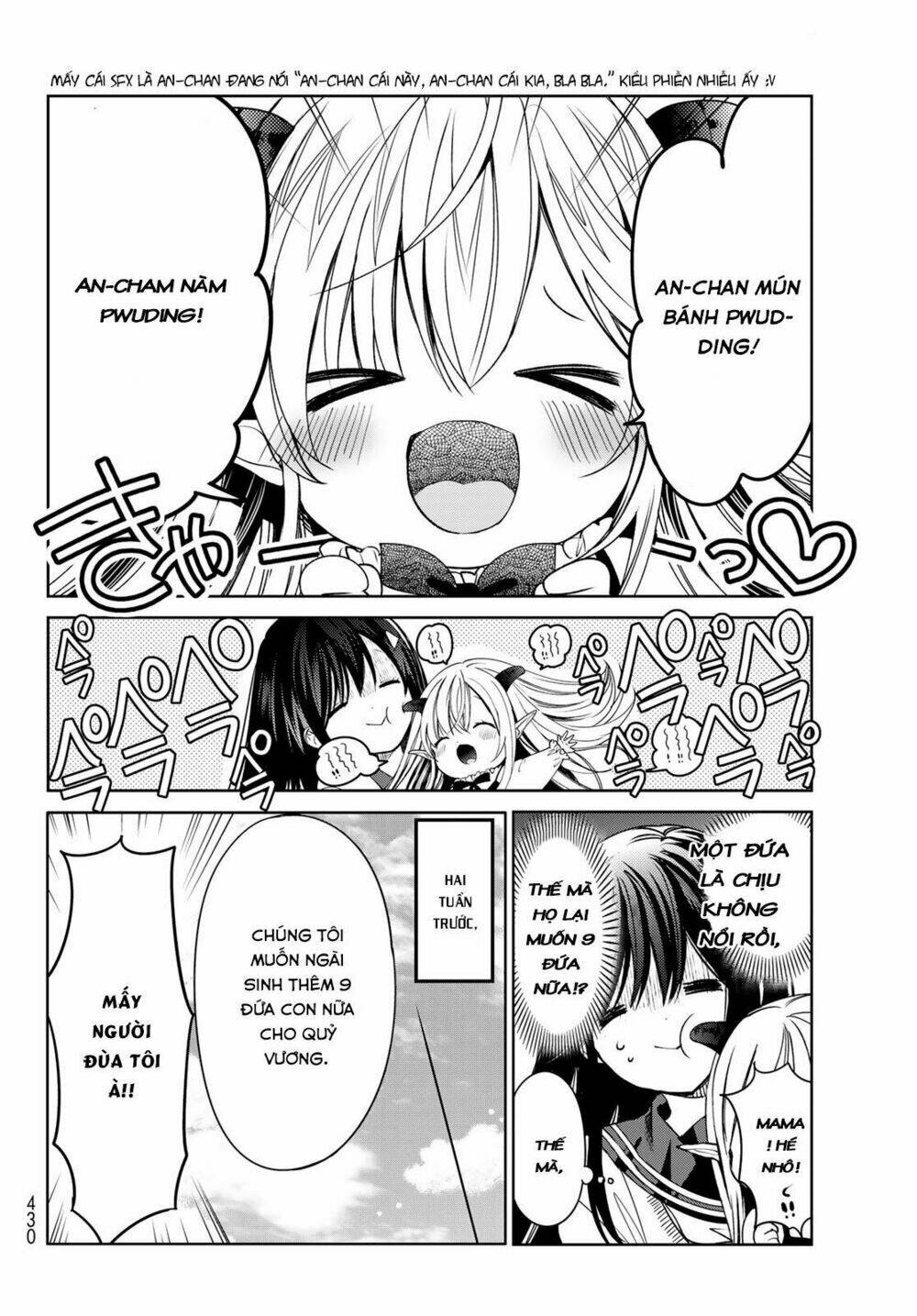 Isekai De Saikyo Mao No Kodomotachi No Mama Ni Natchaimashita Chapter 4.1 - Trang 2