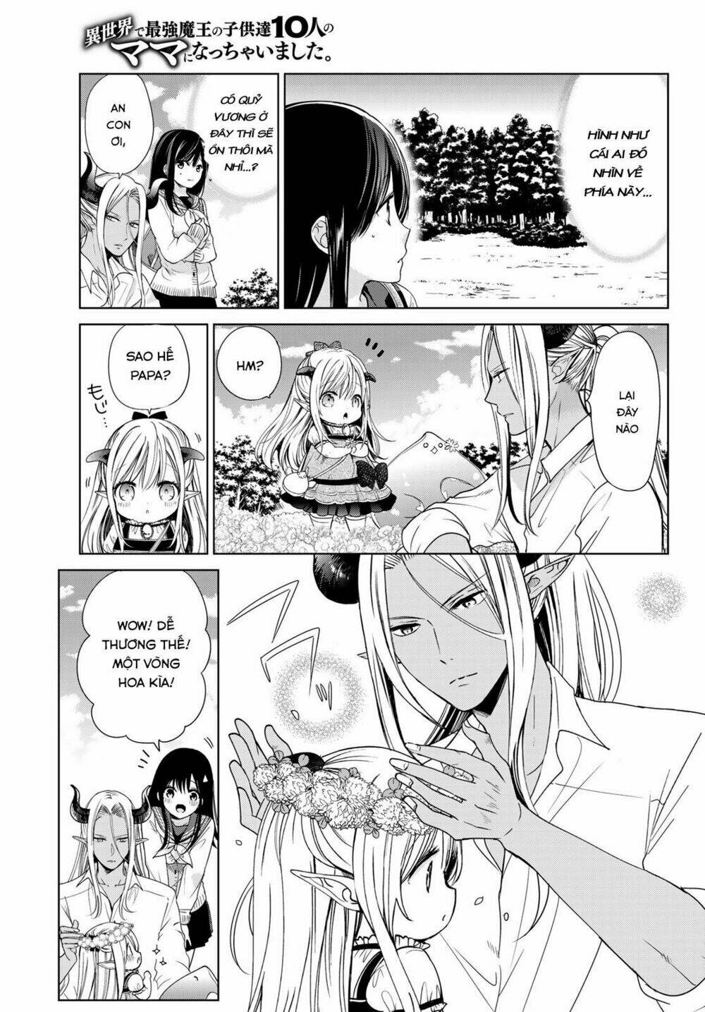 Isekai De Saikyo Mao No Kodomotachi No Mama Ni Natchaimashita Chapter 4.2 - Trang 2