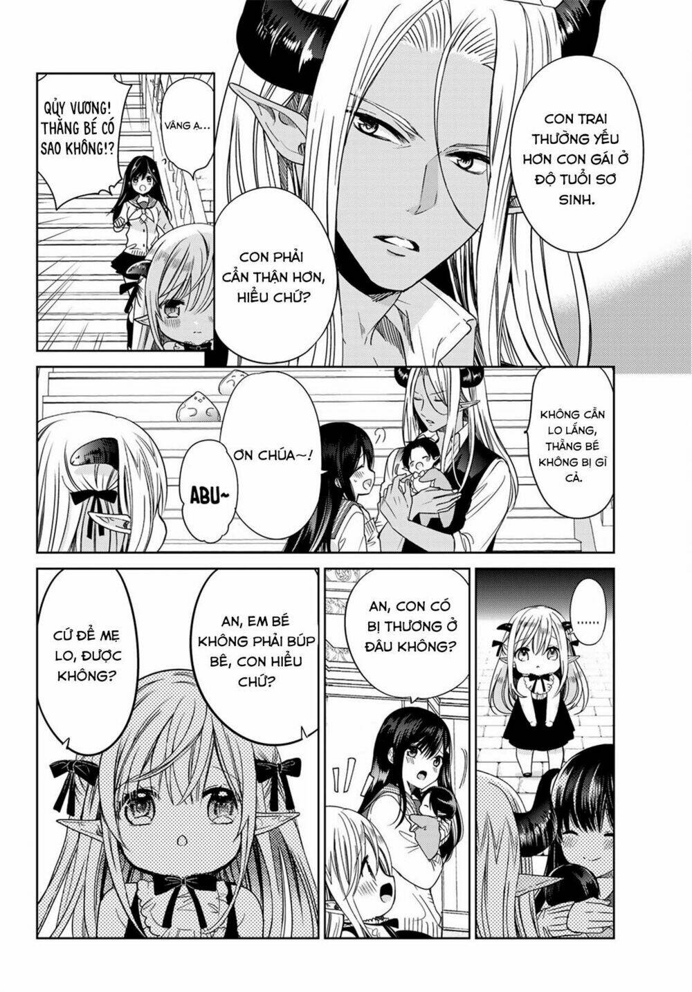 Isekai De Saikyo Mao No Kodomotachi No Mama Ni Natchaimashita Chapter 7.1 - Trang 2