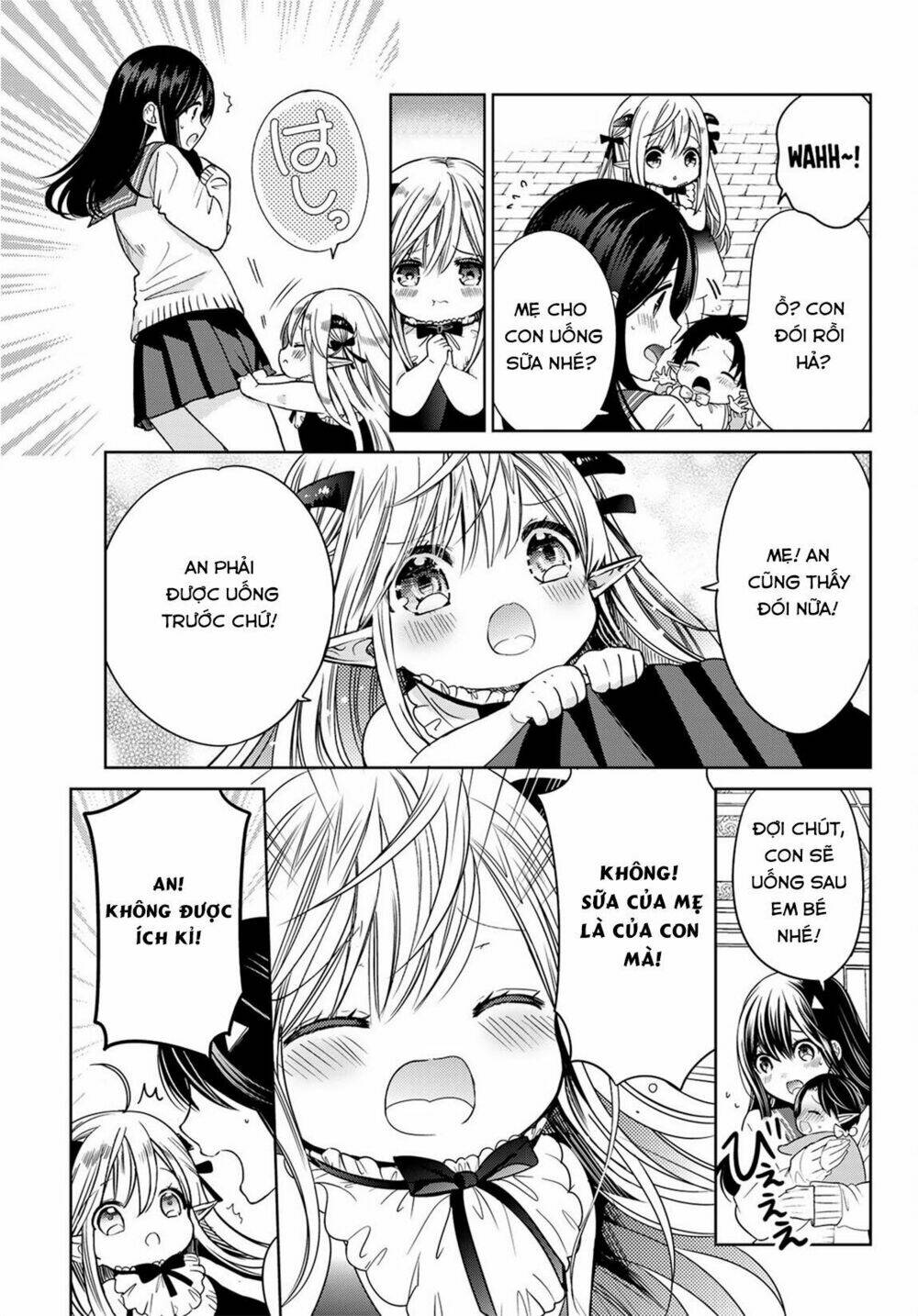 Isekai De Saikyo Mao No Kodomotachi No Mama Ni Natchaimashita Chapter 7.1 - Trang 2