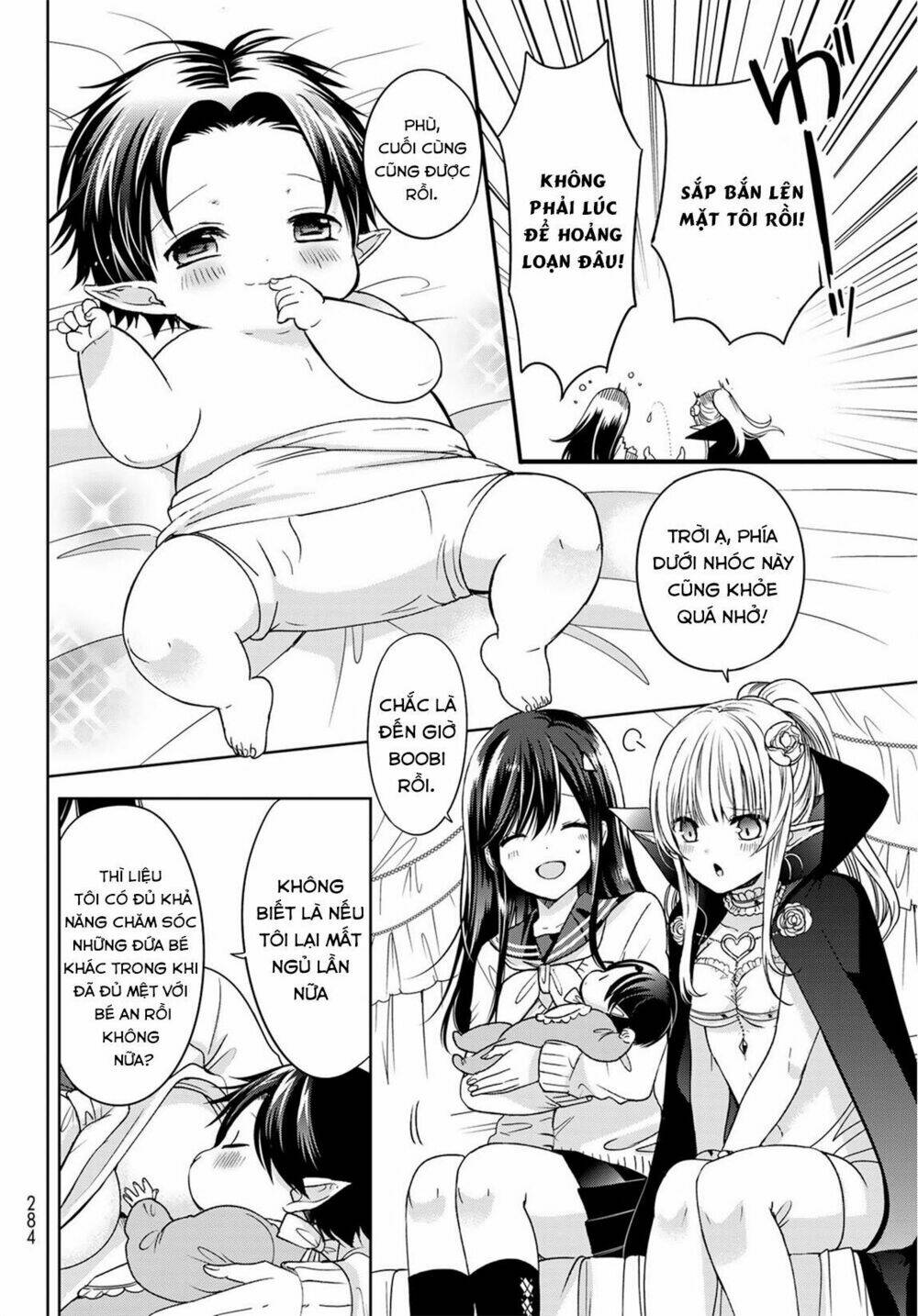 Isekai De Saikyo Mao No Kodomotachi No Mama Ni Natchaimashita Chapter 7.1 - Trang 2