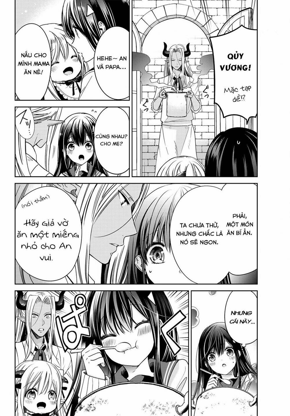 Isekai De Saikyo Mao No Kodomotachi No Mama Ni Natchaimashita Chapter 7.2 - Trang 2