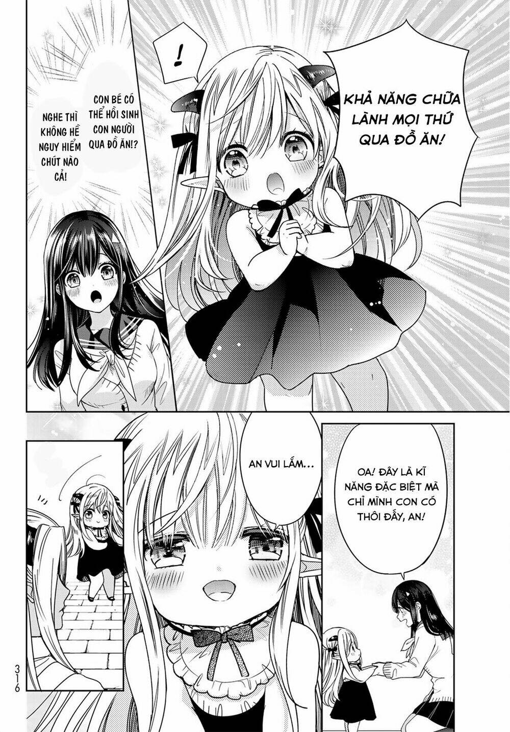 Isekai De Saikyo Mao No Kodomotachi No Mama Ni Natchaimashita Chapter 7.2 - Trang 2