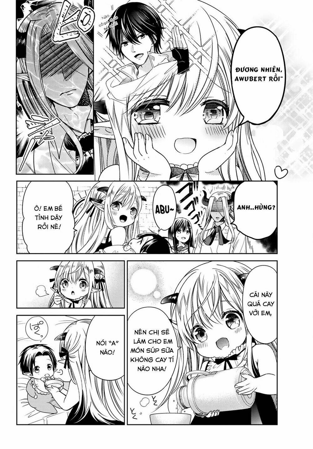 Isekai De Saikyo Mao No Kodomotachi No Mama Ni Natchaimashita Chapter 7.2 - Trang 2