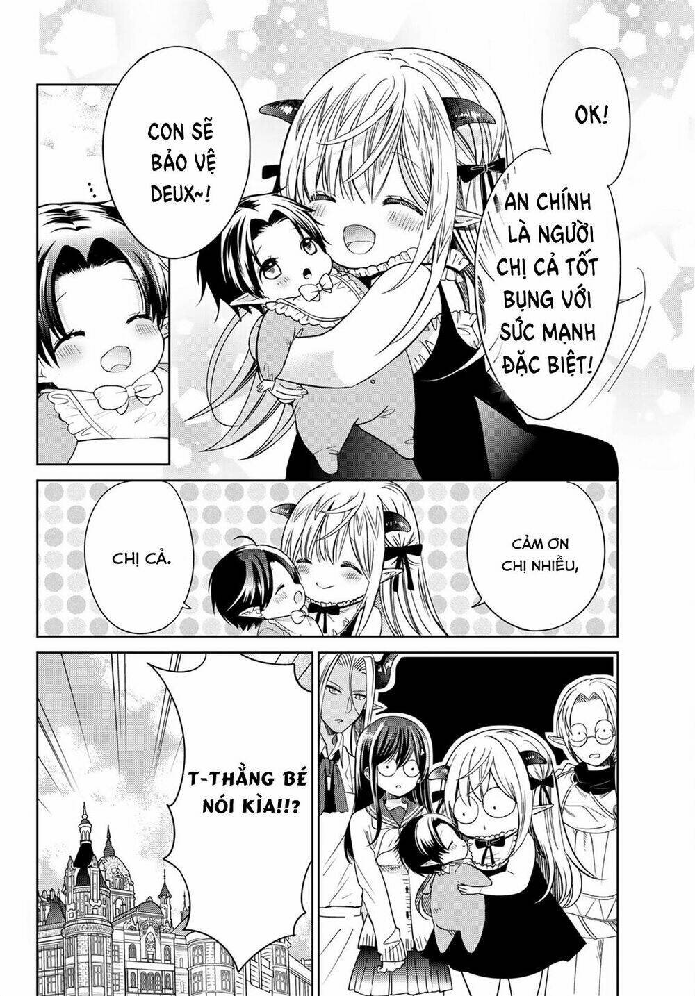 Isekai De Saikyo Mao No Kodomotachi No Mama Ni Natchaimashita Chapter 7.2 - Trang 2