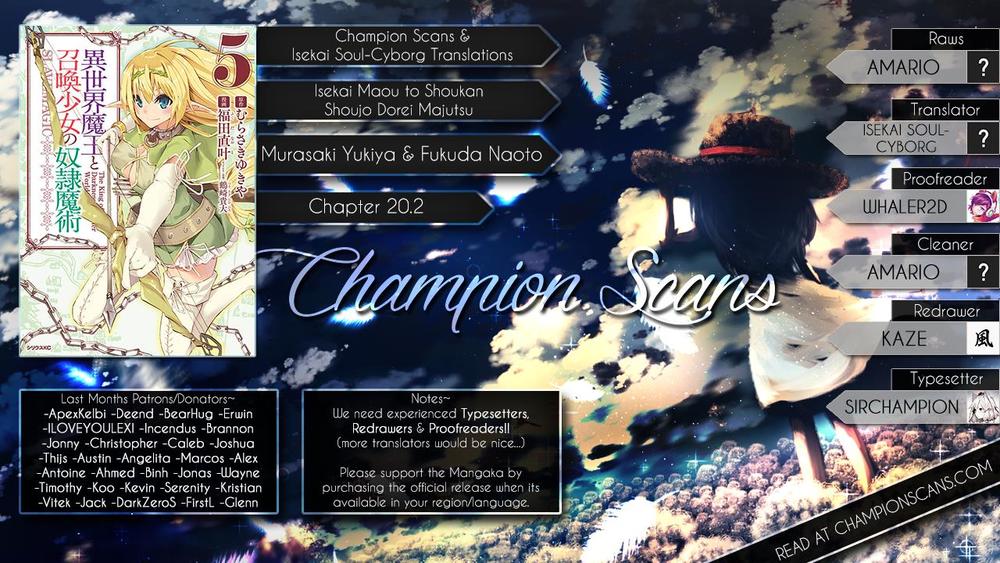 Isekai Maou To Shoukan Shoujo No Dorei Majutsu Chapter 20.5 - Trang 2