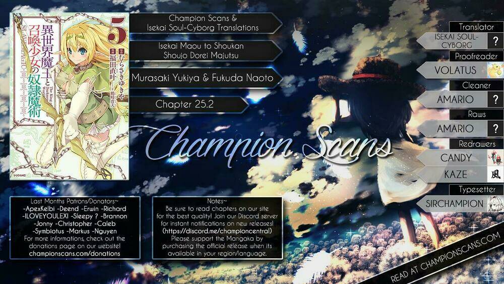 Isekai Maou To Shoukan Shoujo No Dorei Majutsu Chapter 25.2 - Trang 2