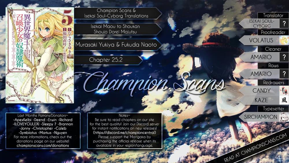 Isekai Maou To Shoukan Shoujo No Dorei Majutsu Chapter 25.5 - Trang 2