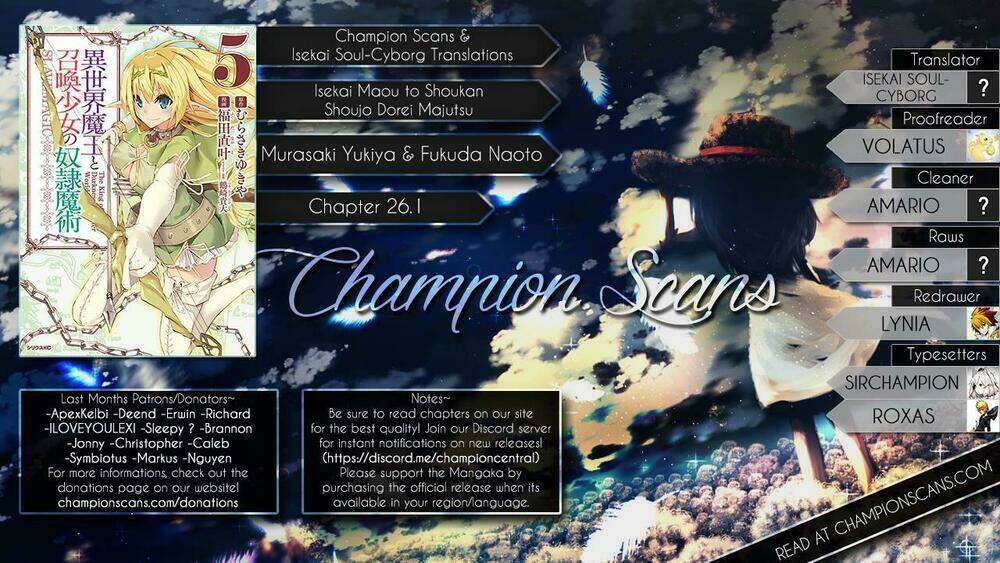 Isekai Maou To Shoukan Shoujo No Dorei Majutsu Chapter 26.1 - Trang 2