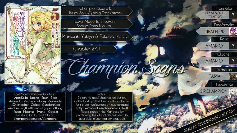 Isekai Maou To Shoukan Shoujo No Dorei Majutsu Chapter 27.1 - Trang 2