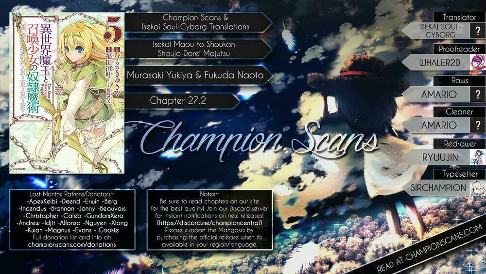 Isekai Maou To Shoukan Shoujo No Dorei Majutsu Chapter 27.2 - Trang 2