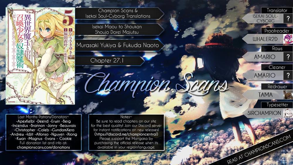 Isekai Maou To Shoukan Shoujo No Dorei Majutsu Chapter 27 - Trang 2