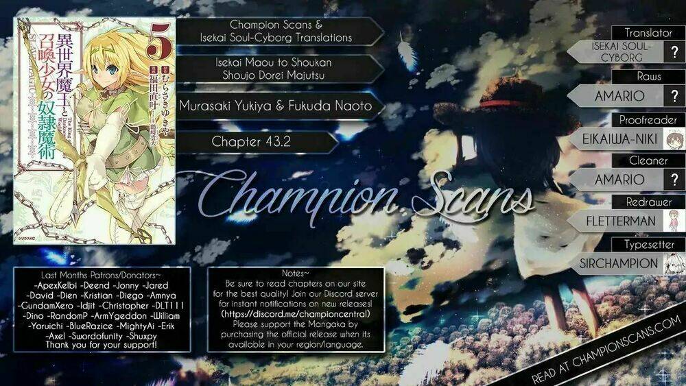 Isekai Maou To Shoukan Shoujo No Dorei Majutsu Chapter 43.2 - Trang 2