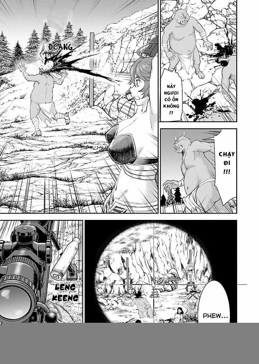 Isekai Sniper Wa Onna Senshi No Mofumofu Aigan Doubutsu Chapter 1 - Trang 2