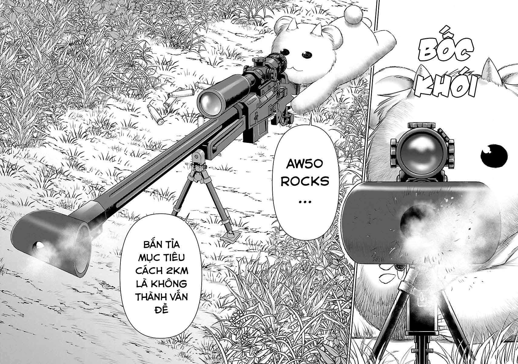 Isekai Sniper Wa Onna Senshi No Mofumofu Aigan Doubutsu Chapter 1 - Trang 2
