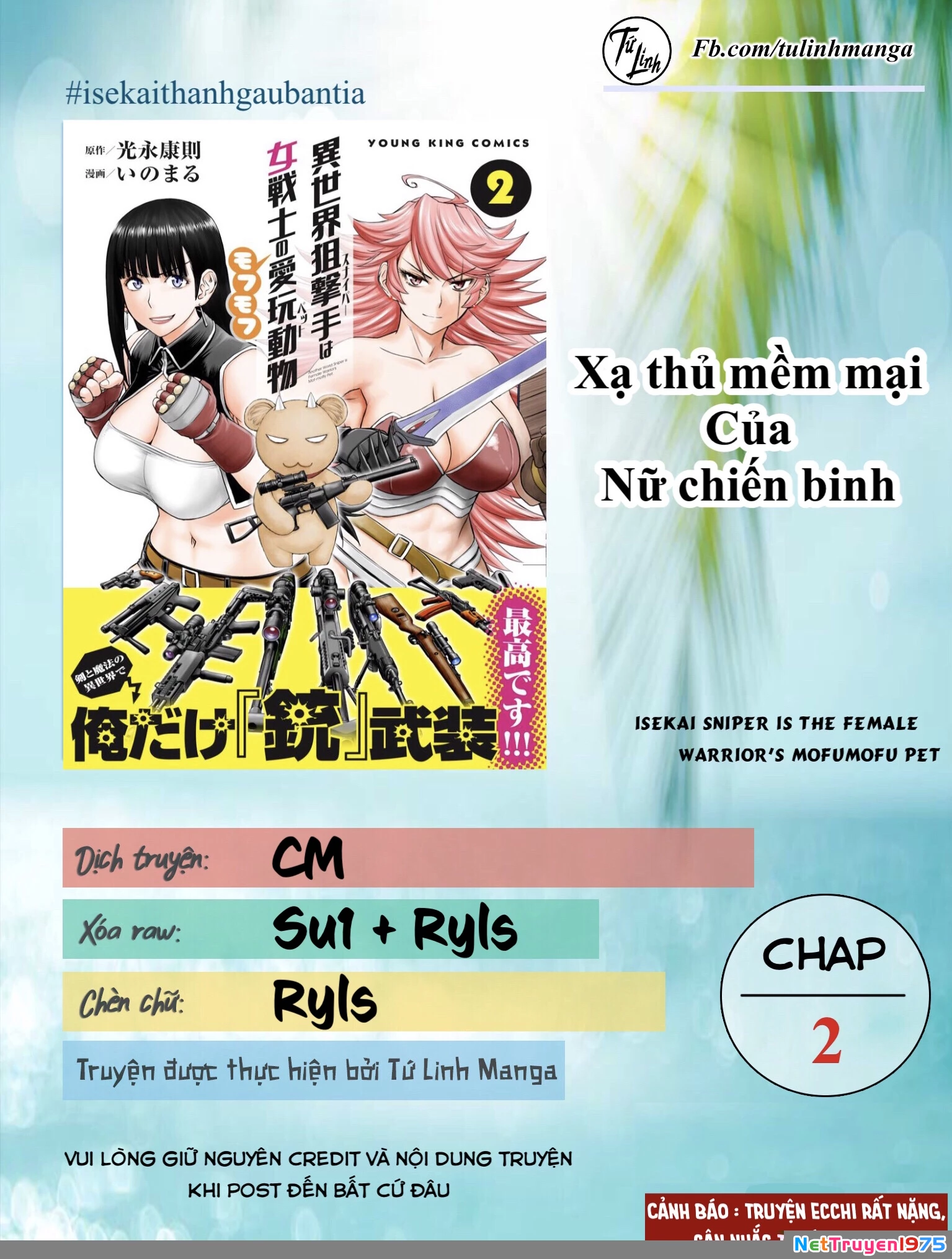 Isekai Sniper Wa Onna Senshi No Mofumofu Aigan Doubutsu Chapter 2 - Trang 2