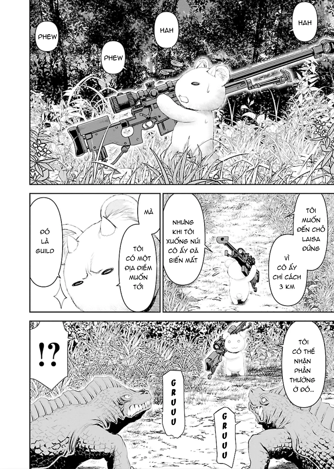 Isekai Sniper Wa Onna Senshi No Mofumofu Aigan Doubutsu Chapter 2 - Trang 2