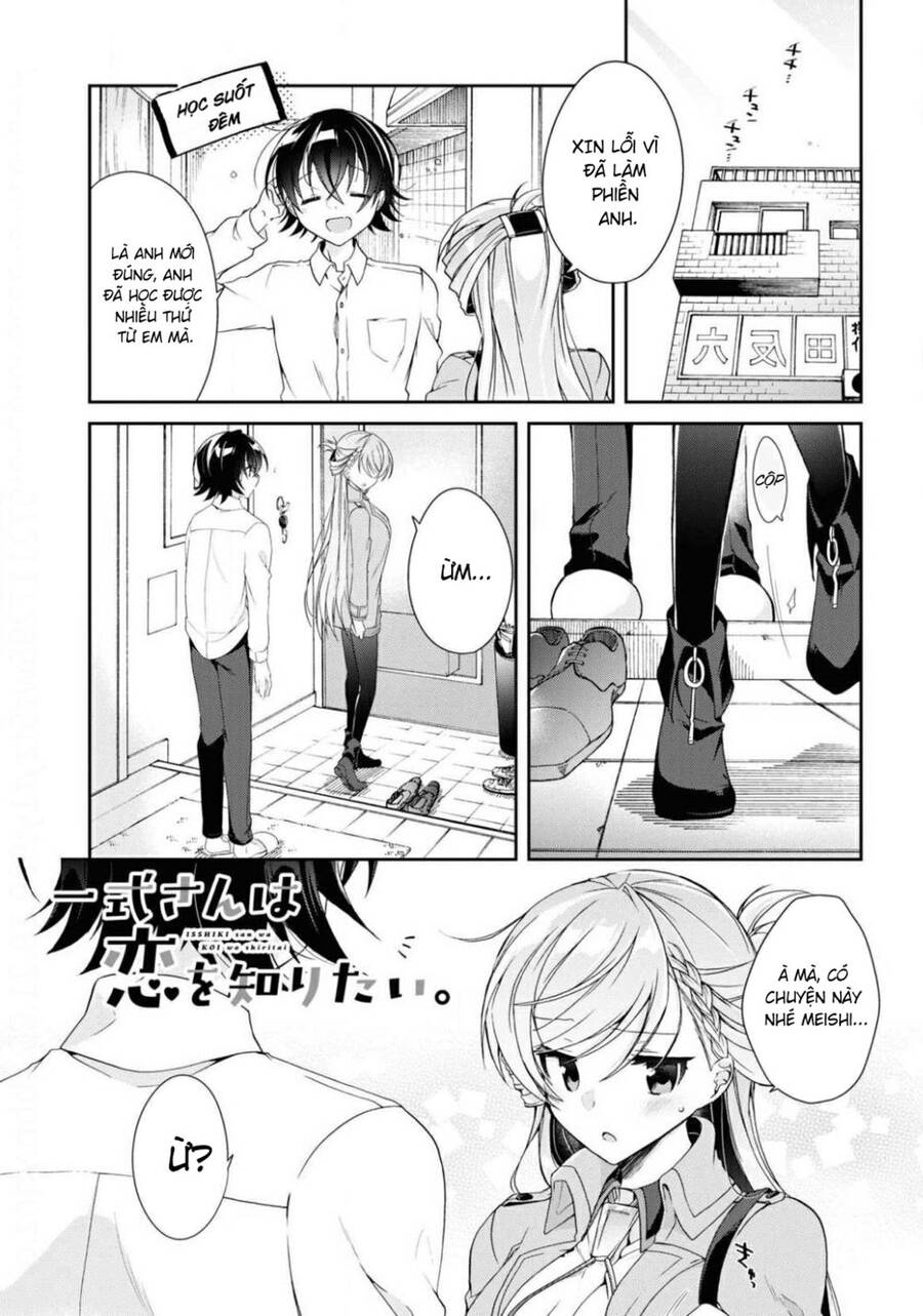 Isshiki-San Wa Koi Wo Shiritai Chapter 4 - Trang 2