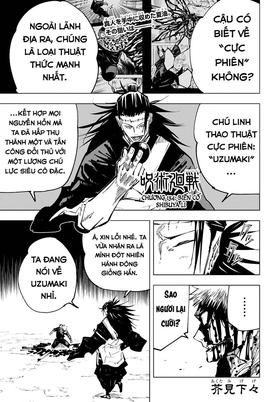 Jujutsu Kaisen – Chú Thuật Hồi Chiến Chapter 134 - Trang 2