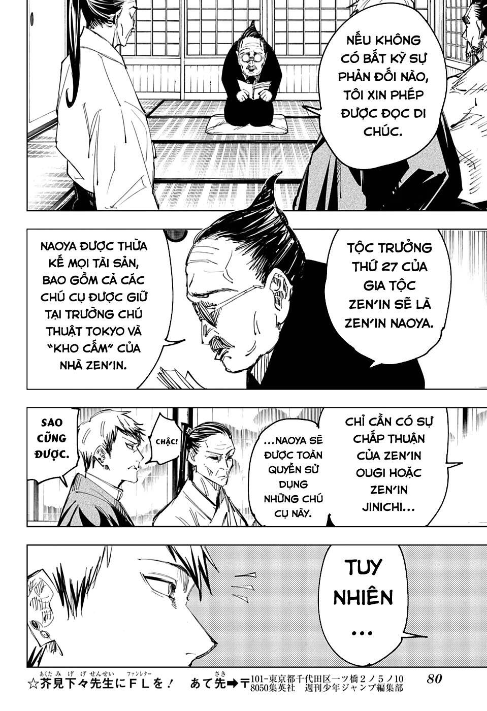 Jujutsu Kaisen – Chú Thuật Hồi Chiến Chapter 138 - Trang 2