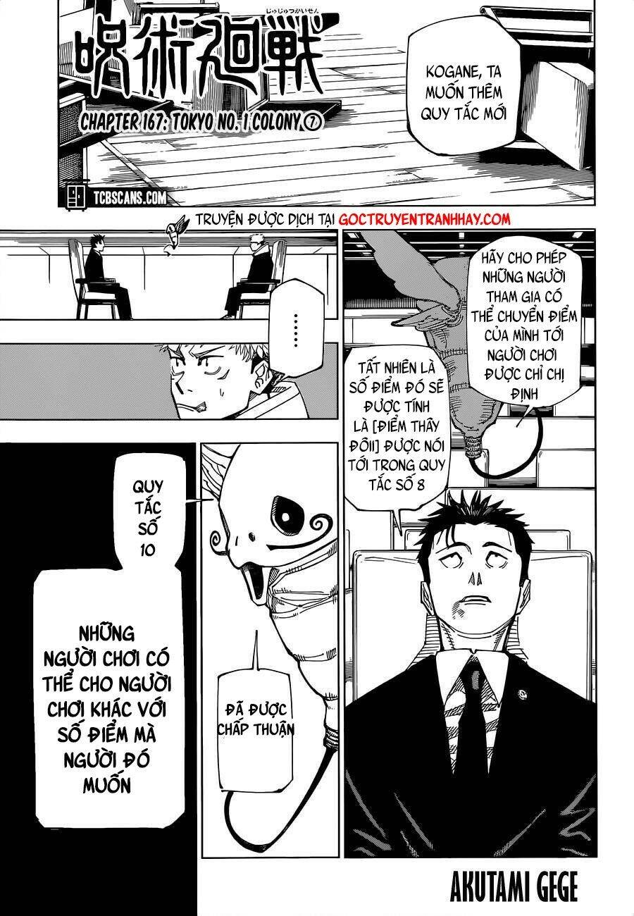 Jujutsu Kaisen – Chú Thuật Hồi Chiến Chapter 167 - Trang 2