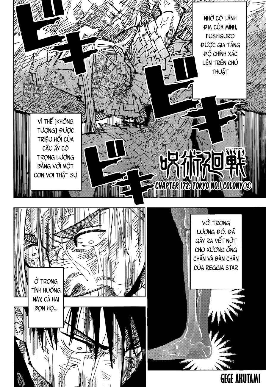 Jujutsu Kaisen – Chú Thuật Hồi Chiến Chapter 172 - Trang 2