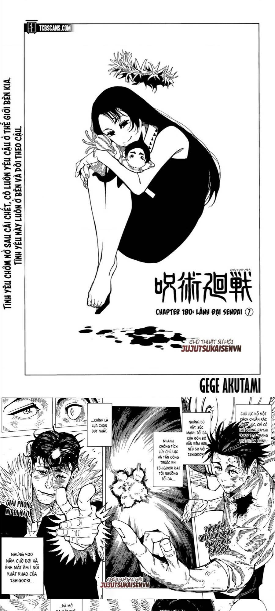 Jujutsu Kaisen – Chú Thuật Hồi Chiến Chapter 180 - Trang 2