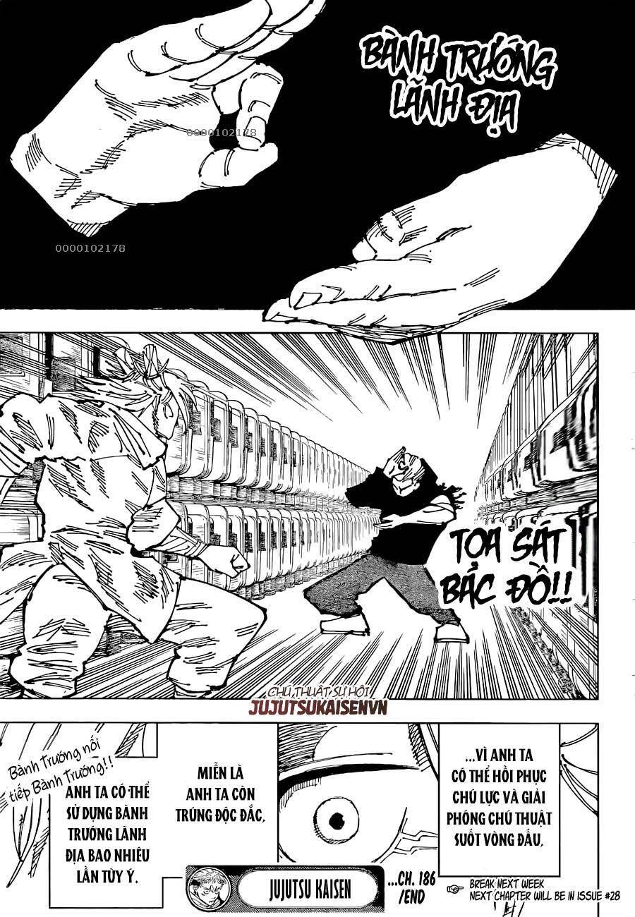 Jujutsu Kaisen – Chú Thuật Hồi Chiến Chapter 186 - Trang 2