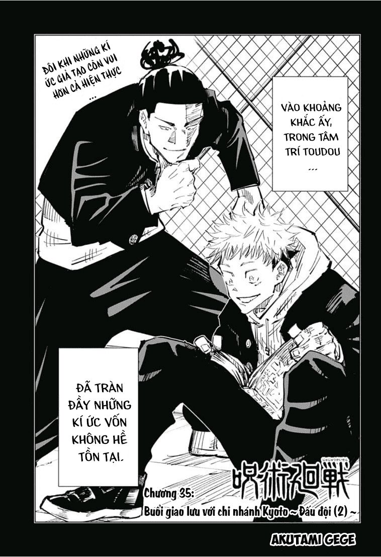 Jujutsu Kaisen – Chú Thuật Hồi Chiến Chapter 35 - Trang 2