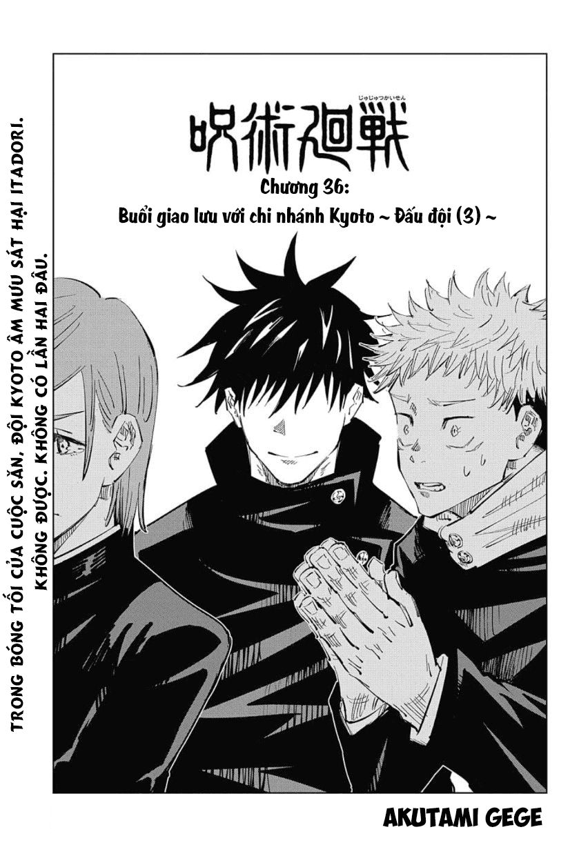 Jujutsu Kaisen – Chú Thuật Hồi Chiến Chapter 36 - Trang 2