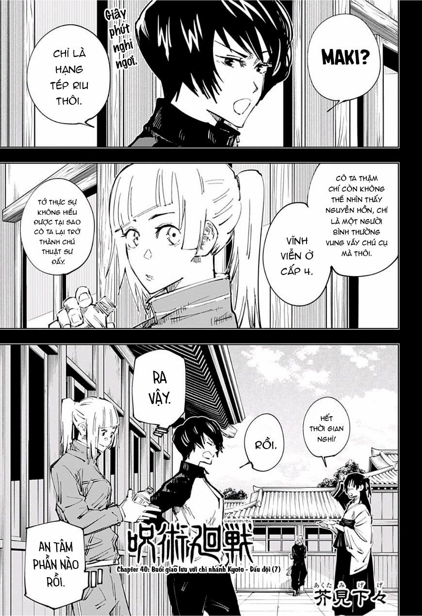 Jujutsu Kaisen – Chú Thuật Hồi Chiến Chapter 40 - Trang 2