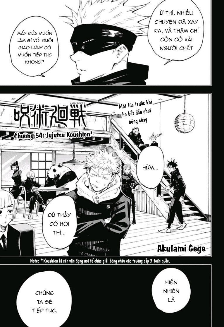 Jujutsu Kaisen – Chú Thuật Hồi Chiến Chapter 54 - Trang 2