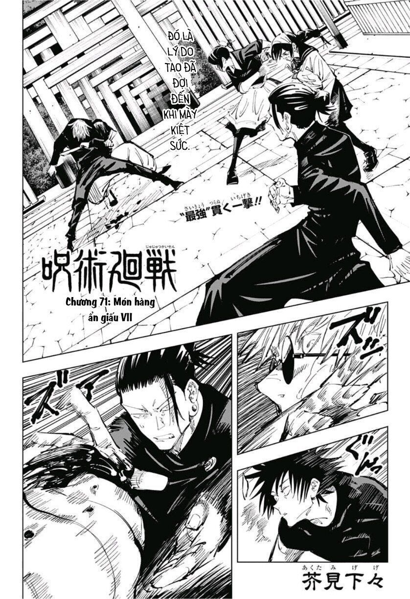 Jujutsu Kaisen – Chú Thuật Hồi Chiến Chapter 71 - Trang 2