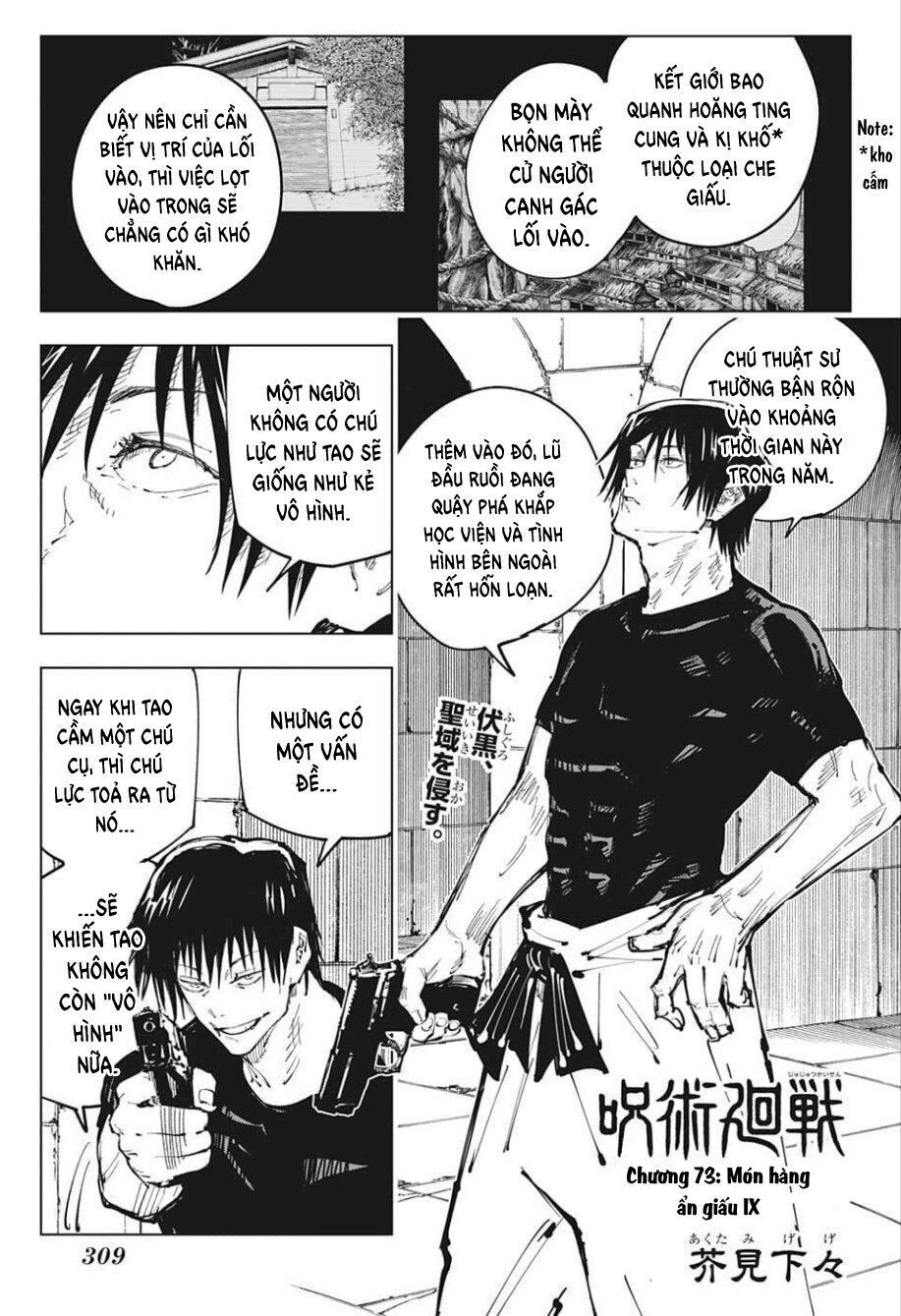 Jujutsu Kaisen – Chú Thuật Hồi Chiến Chapter 73 - Trang 2