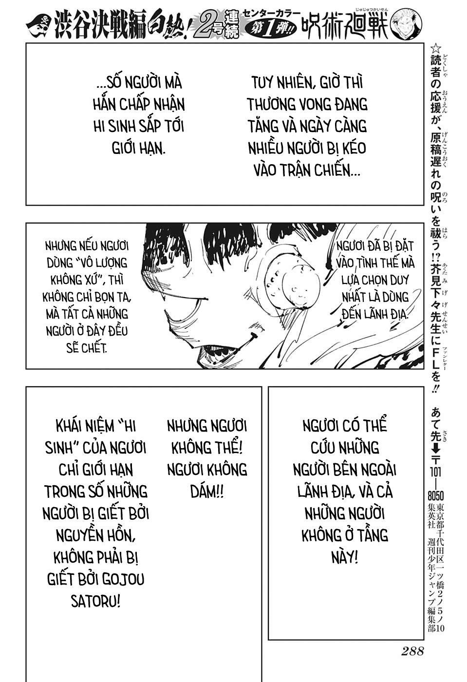 Jujutsu Kaisen – Chú Thuật Hồi Chiến Chapter 89 - Trang 2