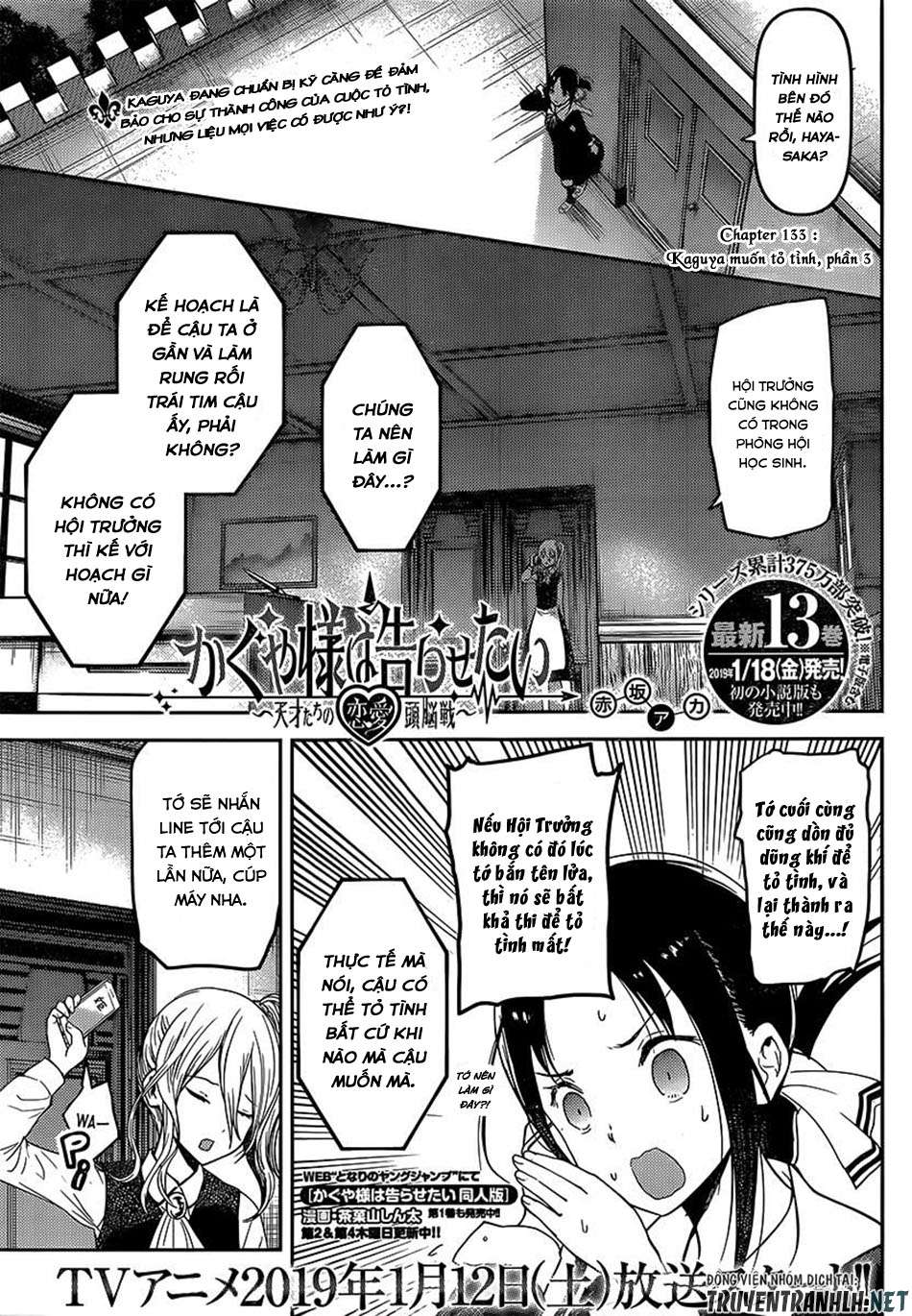Kaguya-Sama Wa Kokurasetai – Tensai-Tachi No Renai Zunousen Chapter 133 - Trang 2